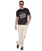 Failure is Success in Progress Graphic T-Shirt, Black Cotton, Round Neck, Short Sleeve
