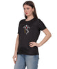 Ganesh Print T-Shirt, Cotton, Round Neck, Short Sleeve, Regular Fit
