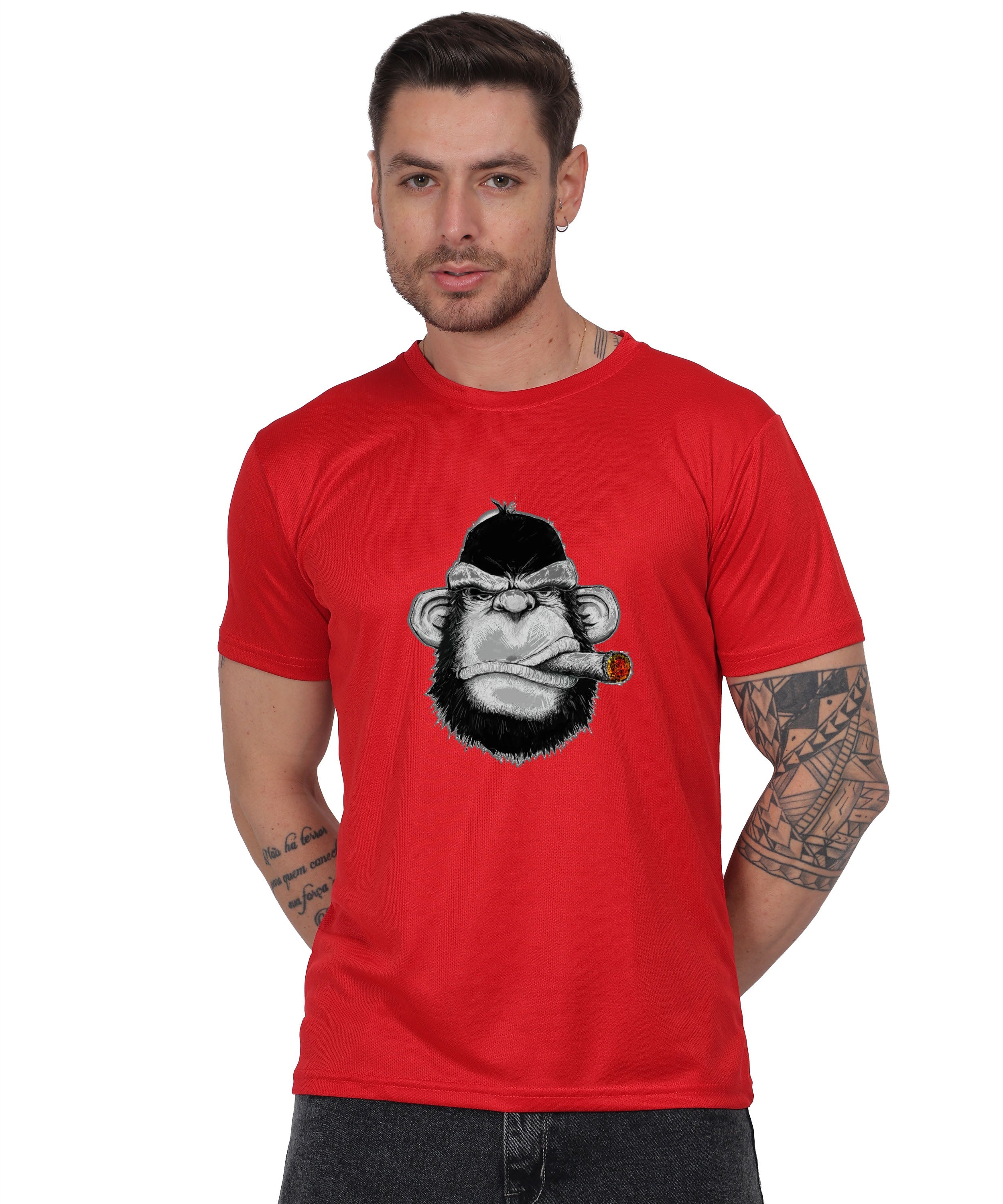 Generic Hooded Figure Graphic T-Shirt, Black Cotton, Short Sleeve, Regular Fit, Military Theme