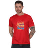 Generic Cotton Graphic T-Shirt, Black, Regular Fit, Short Sleeve, Crew Neck, 'Nothing Great Ever Came That Easy' Print